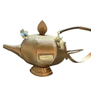 Disney Stitch Shoppe Loungefly Aladdin Jasmine Genie Magic Lamp Purse NEW Pin